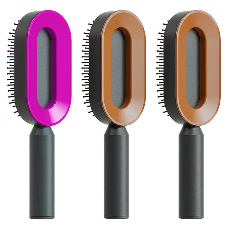 Load image into Gallery viewer, Self Cleaning Hair Brush For Women One-key Cleaning Hair
