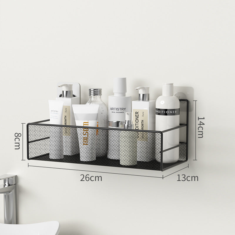 Load image into Gallery viewer, Wall-Mounted Bathroom Shelf No Drill Shower Shampoo Organizer Toilet Accessories
