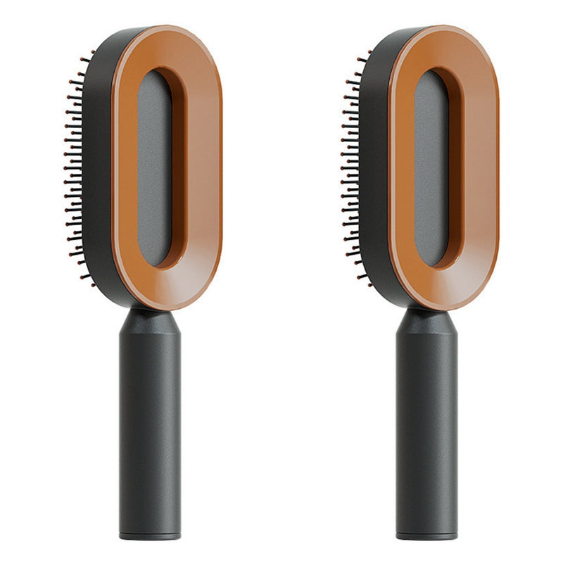 Load image into Gallery viewer, Self Cleaning Hair Brush For Women One-key Cleaning Hair
