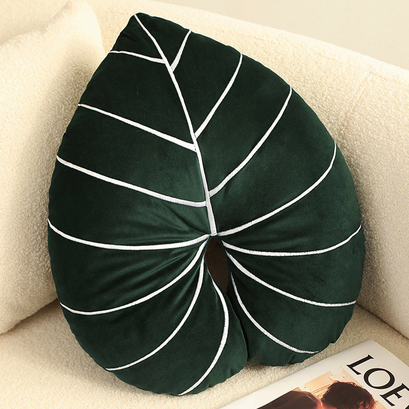 Load image into Gallery viewer, Green Plant Pillow Home Philodendron
