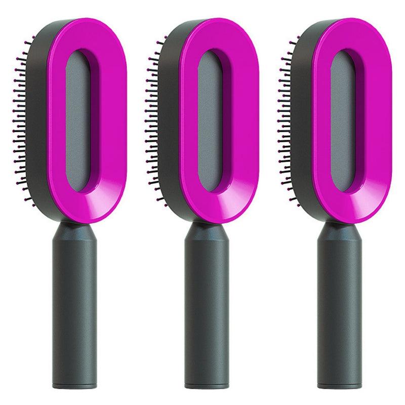 Load image into Gallery viewer, Self Cleaning Hair Brush For Women One-key Cleaning Hair
