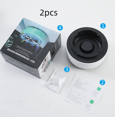 Load image into Gallery viewer, Smoke Removal Air Purification Ashtray Anion Purification Practical Automatic
