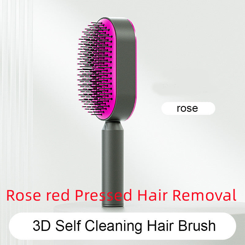 Load image into Gallery viewer, Self Cleaning Hair Brush For Women One-key Cleaning Hair
