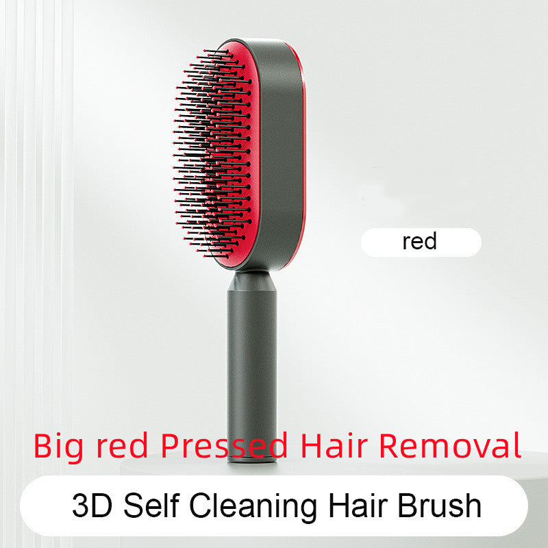 Load image into Gallery viewer, Self Cleaning Hair Brush For Women One-key Cleaning Hair
