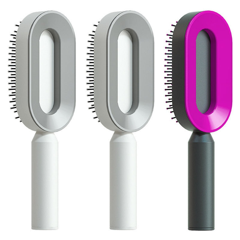 Load image into Gallery viewer, Self Cleaning Hair Brush For Women One-key Cleaning Hair
