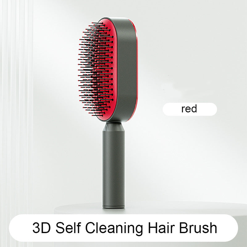 Load image into Gallery viewer, Self Cleaning Hair Brush For Women One-key Cleaning Hair
