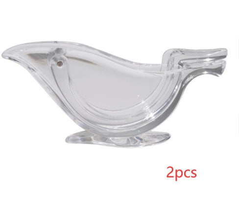 Lemon Juicer Transparent Acrylic Bird Shape Lemon Squeezer